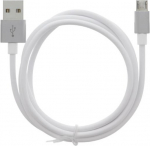 Moba Kabel USB-A - MicroUSB 2.4A, 1m - White