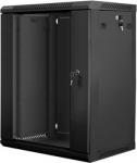 Lanberg Wall-Mounted Rack 19'' 15U 600X450mm black