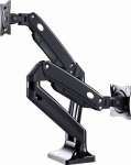 Gembird MA-DA2-03 monitor mount / stand 88.9 cm (35") Desk Black