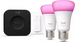 Philips Hue Bridge Pro + 2 x E27 + dimmer switch