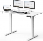 Sense7 Biurko SENSE7 NOJO LIGHT Białe 120 cmx60 cm