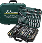 Rockforce Zestaw narzędzi 216el. 1/4'' 3/8'' 1/2'' Premium Xi-on Cr-V (4-32mm)