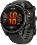 Fenix 8 Pro - 47 mm  AMOLED  Sapphire  Carbon grey DLC titanium with Black/pebble grey silicone band 753759350918