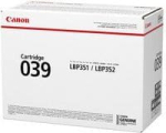 Canon Toner Canon CRG-039 Black Oryginał  (0287C001)