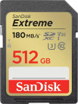 Sandisk m&auml;lukaart SDXC 512GB Extreme