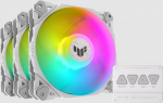 Asus TUF GAMING TF120 ARGB WHITE EDITION 3IN1 Air cooler 12 cm 3 pc(s)