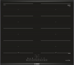 Bosch Płyta grzewcza Bosch Bosch Serie 6 PXX695FC5E, Black, Built-in, 60 cm, Zone induction hob, Glass-ceramic, 4 zone(s)