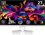 MSI MAG 272QPW QD-OLED X28 PC lamekuvar 67,3 cm (26.5") 2560 x 1440 pikslit Wide Quad HD Valge
