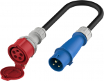 Platinet elektriauto adapter CEE 32A (M) - CEE 32A (F) (EV_A22C7MC)