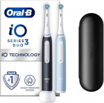 Oral-B Elektrinis dantų &scaron;epetėlis Oral-B iO3 Matt Black/Ice Blue Duo