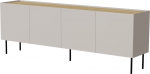 Cama Meble Cama FELLINI chest of drawers 200x40x70 cashmere + oiled oak top
