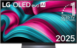 LG OLED evo AI 48 Inch C5 4K Smart TV, 121.9 cm (48''), 3840 x 2160 pixels, OLED evo, Smart TV, Wi-Fi, Black
