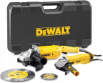 Dewalt .ANGLE GRINDER SET 230+125mm (DWE492+DWE4207) +DISCS DT3711, DT3731 CASE
