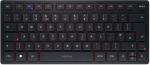Cherry Klawiatura Cherry KW 9200 MINI klawiatura Uniwersalne USB + RF Wireless + Bluetooth QWERTY angielski brytyjski Czarny