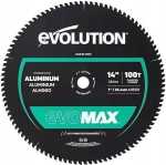 Evolution Piła tarczowa do cięcia aluminium Evolution EVOMAX 355 mm &Oslash;355 x 25,4 mm, 100 zęb&oacute;w TCT