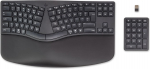 HP 960 Ergonomic Wireless Keyboard klaviatuur Kodu RF juhtmeta &uuml;hendus + Bluetooth QWERTY Inglise Must