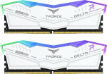 Teamgroup Pamięć TeamGroup DDR5 - 16GB - 6400 - CL - 32 RGB white, dual kit TEM, memory (white, FF4D532G6400HC32ADC01, Delta RGB, INTEL XMP)