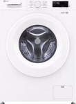 LG Washing Machine | F4X1008NWH | Energy efficiency class A | Front loading | Washing capacity 8 kg | 1400 RPM | Depth 56 cm | Width 60 cm | Display | LCD | Steam function | Direct drive | Wi-Fi | White