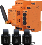 FF Zestaw monitor licznik zużycia energii WI-MEF-3-40A Wi-Fi + zabezpieczenie LK-BZ-3