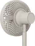Duux Fan | Rize Flex | Stand Fan | Greige | Diameter 21 cm | Number of speeds 4 | Oscillation | 10 W | No
