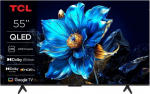 TCL T69C 55T69C teler 139,7 cm (55") 4K Ultra HD Nutiteleri funktsioon WiFi Metallik 350 cd/m&sup2;