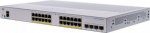 Cisco switch CBS350-24P-4G, 24xGbE RJ45, 4xSFP, fanless, PoE+, 195W - REFRESH