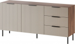 Cama Meble Cama Chest of drawers 1 ALMERA 156x42x75 walnut/cashmere