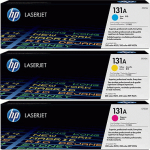 HP Toner HP 131A Zestaw CMY Oryginał  (U0SL1AM)