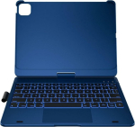 Noname Etui Typecase Flexbook Touch z klawiaturą do iPad Air 11'' 2024/2025 błękitny pacyfik