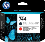 HP Tusz HP Ink/744 Matte Czarny+Czerwony Printhead (F9J88A)