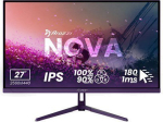Arozzi Monitor Arozzi Nova | 27 '' | IPS | QHD | 16:9 | 180 Hz | 1 ms | 2560 x 1440 pikseli | 350 cd/m&sup2; | HDMI złącza quantity 2 | Fioletowy (AZ-NO-27T2K260-PP)