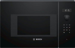 Bosch Microwave Oven BFL524MB0  20 L, Retractable, Rotary knob, Touch Control, 800 W, Black, Built-in, Defrost function