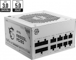 MSI MAG A850GL PCIE5 WHITE power supply unit 850 W 20+4 pin ATX ATX