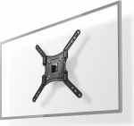 Nedis TVWM1330BK uchwyt do telewizor&oacute;w 139,7 cm (55'') Czarny