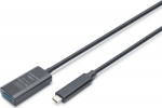 Digit Kabel USB DIGIT USB-A - USB-C 5 m Czarny (DA-73113)