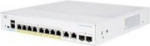 Cisco Cisco switch CBS350-8P-2G-UK, 8xGbE RJ45, 2xGbE RJ45/SFP, fanless, PoE+, 67W - REFRESH