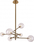 Maxlight Lampa wisząca MAXlight Lampa wisząca mosiądz do salonu Maxlight LOLLIPOP P0294