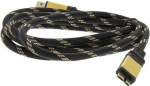 Roline Kabel USB Roline USB-A - 2 m Czarny Złoty (11.02.8879)