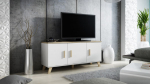 Cama Meble Cama sideboard LOTTA 150 3D white + sonoma oak