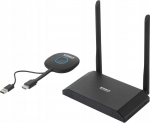 Speaka System przekazu sygnału AV SpeaKa  Professional SP-VShare Bezprzewodowy system prezentacji 4K UHD 4x Multi Viewer, Funkcja tablicy cyfrowej, Bezpieczna transmisja radiowa, Zgodność z Airplay i DLNA 50 m 2.4 GHz, 5 GHz, 5.8 GHz
