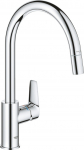 Grohe Plautuvės mai&scaron;ytuvas su i&scaron;traukiama žarna Grohe BauEdge, 30536000
