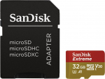 Sandisk Karta SanDisk Extreme MicroSDHC 32 GB Class 10 UHS-I/U3 A1 V30 (SDSQXAF-032G-GN6AA)