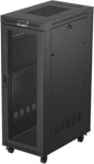 Lanberg Standing rack cabinet 19 inch 32U 600x1000 perforated door LCD black (Flat pack)