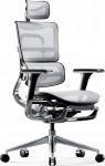 Diablo Chairs Krzesło biurowe Diablo Chairs V-Master Biało-czarne
