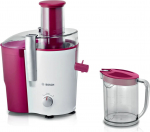 Bosch MES25C0 juice maker Centrifugal juicer 700 W Cherry (fruit), Transparent, White