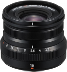 Fujifilm Fujinon XF 16mm f/2.8 R WR objektiiv, must