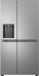 LG Refrigerator | GSLC41PYPE | Energy efficiency class E | Free standing | Side by side | Height 179 cm | Fridge net capacity 420 L | Freezer net capacity 221 L | Display | 36 dB | Grey