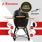 Kamado Bono Grande Kociołek węglowa 49 cm x 49 cm