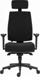 Powerton Krzesło biurowe Powerton Powerton Ergonomiczny fotel biurowy Jana, Czarny