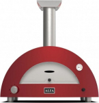Alfa Forni Moderno 2 Pizze Hybrid-Pizzaofen Antique Red